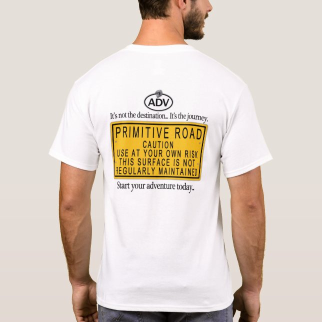 Ursprüngliche Straße T-Shirt (Rückseite)