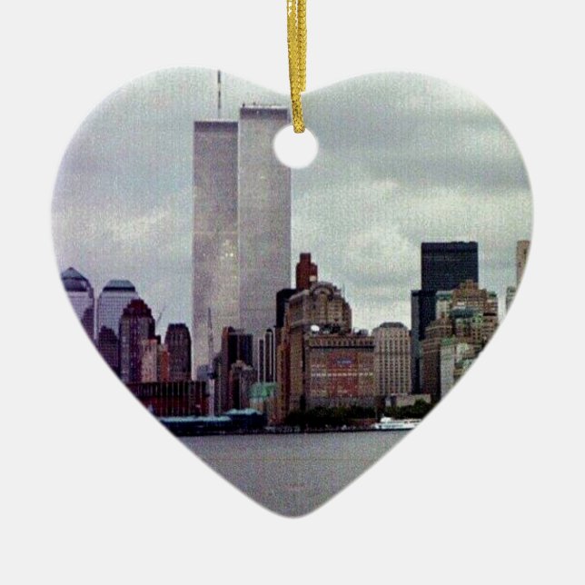 Ursprüngliche Twin Tower Keramik Ornament (Vorne)