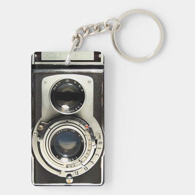 Ursprüngliche Vintage Kamera Schlüsselanhänger (Rückseite)