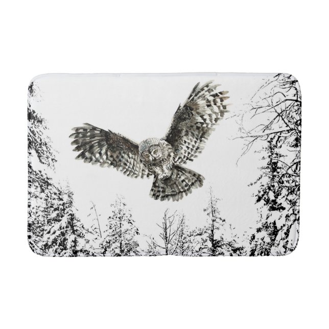 Ursprüngliche Wasserfarbe markende oder jagende Vö Badematte (Vorderseite)