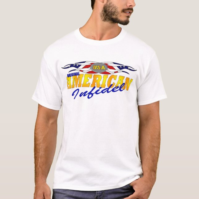 Ursprünglicher amerikanischer Ungläubiger T-Shirt (Vorderseite)