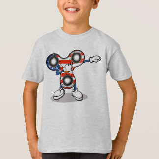 Ursprünglicher betupfender Handspinner - T-Shirt