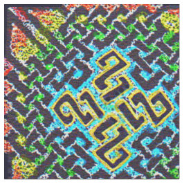 Ursprünglicher Celtic Painting~Hidden Berg auf Stoff