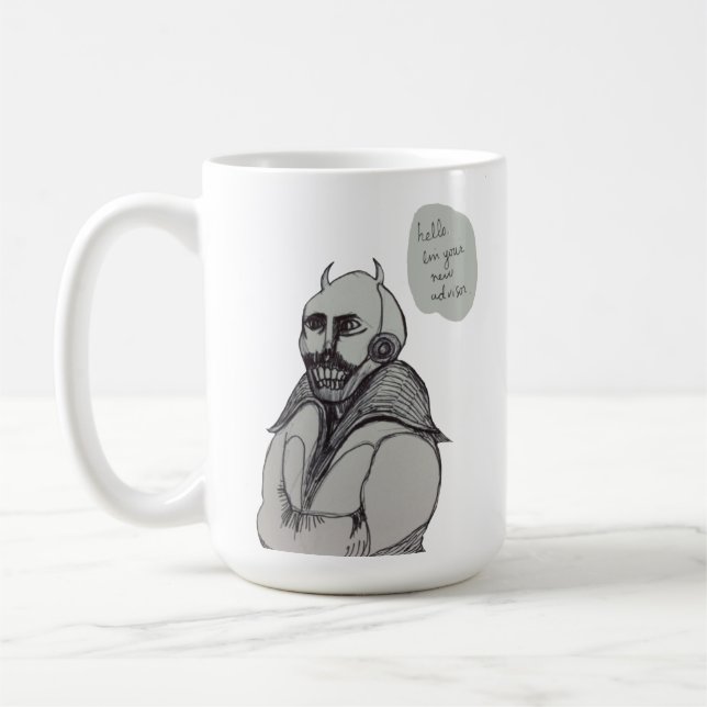 Ursprünglicher Dämon-Monster-Berater Kaffeetasse (Links)