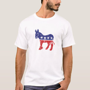Ursprünglicher Esel Demokraten beunruhigt T-Shirt