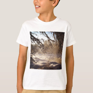 Ursprünglicher Pinienwald Winterwald T-Shirt