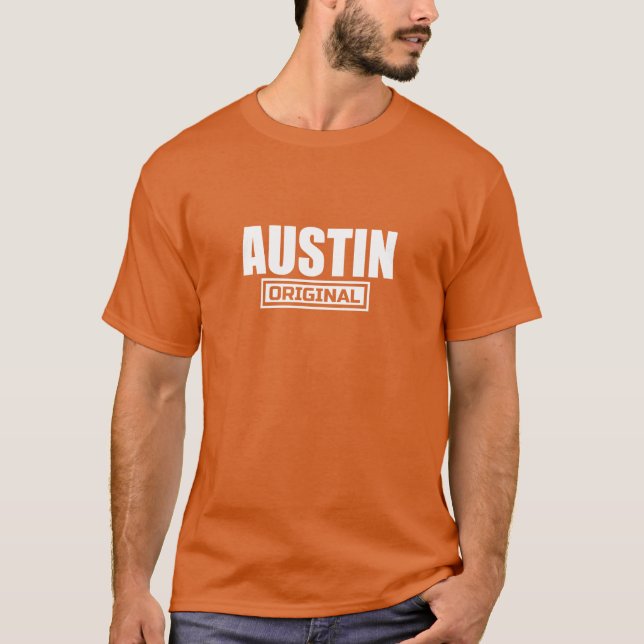 Ursprünglicher STADT AUSTINS T - Shirt (Vorderseite)