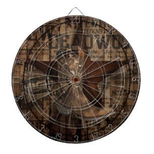 Ursprünglicher Stern-Western-Land-Cowboy Texas Dartscheibe
