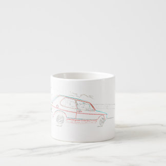 Ursprünglicher VDubWear mk1 Golfentwurf 1 Espressotasse