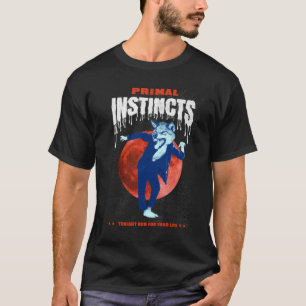 Ursprünglicher Wolf Instinkt Halloween-Run für dei T-Shirt