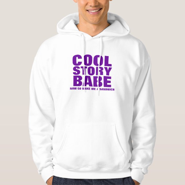URSPRÜNGLICHES cooles Geschichten-Baby gehen jetzt Hoodie (Vorderseite)