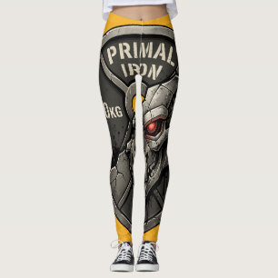 Ursprüngliches Eisenwolf-Gym-Gewichtsschild-Grafik Leggings