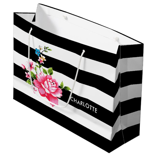Ursprüngliches elegantes große geschenktüte (Vorderseite Schrägansicht)