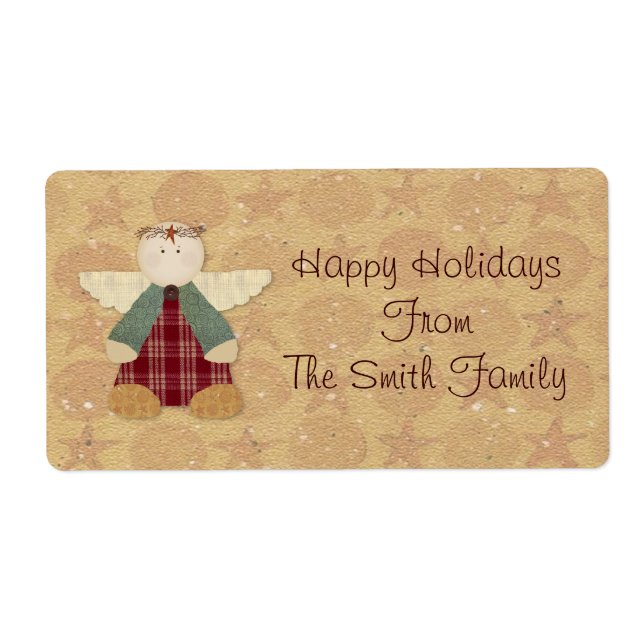 Ursprüngliches Engeletikett (Vorne)