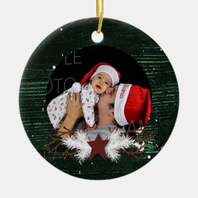 Ursprüngliches Foto Ornament (Vorne)