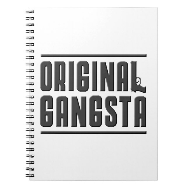 Ursprüngliches Gangsta Notizblock (Vorderseite)
