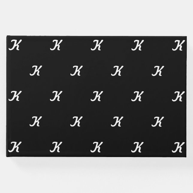 Ursprüngliches Gästebuch (Schwarz & Weiß) (Vorderseite)