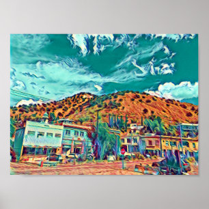 Ursprüngliches Kunstplakat von Bisbee, Arizona Poster