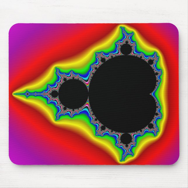Ursprüngliches Mandelbrot Set 04 - Fraktal Mousepad (Vorne)