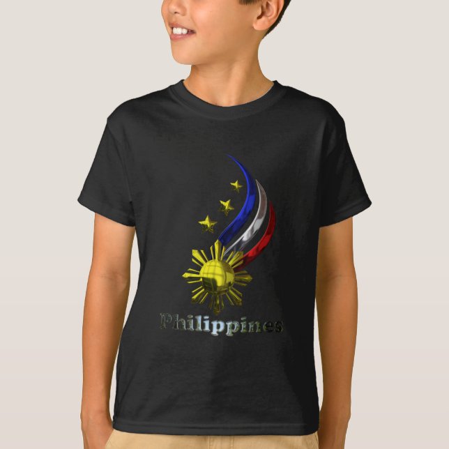 Ursprüngliches philippinisches Logo. Mabuhay T-Shirt (Vorderseite)