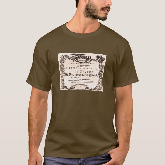 Ursprüngliches playbill, Wien-Premiere von Don T-Shirt (Vorderseite)