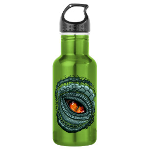 Ursprüngliches Reptilien-Raubtier-Auge Edelstahlflasche