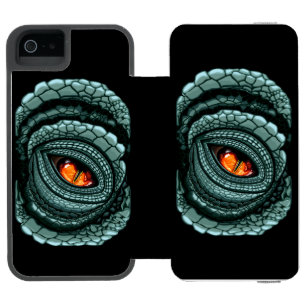 Ursprüngliches Reptilien-Raubtier-Auge Incipio Watson™ iPhone 5 Geldbörsen Hülle