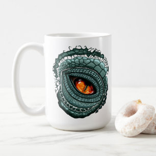 Ursprüngliches Reptilien-Raubtier-Auge Kaffeetasse