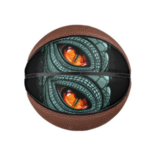Ursprüngliches Reptilien-Raubtier-Auge Mini Basketball