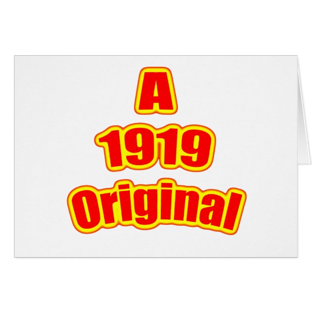 Ursprüngliches Rot 1919 (Vorderseite (Horizontal))