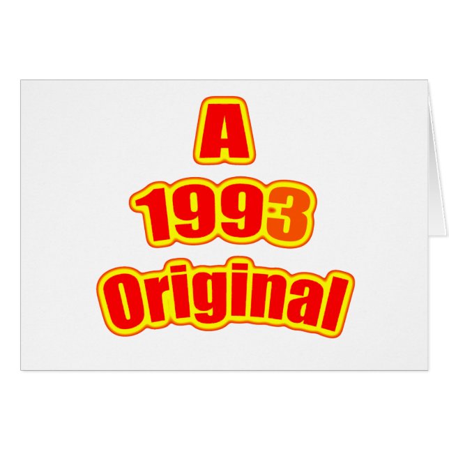 Ursprüngliches Rot 1993 (Vorderseite (Horizontal))