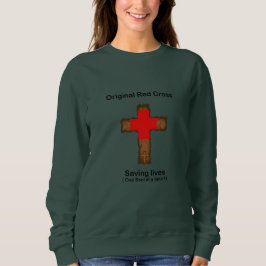 Ursprüngliches rotes Kreuz (Damen-Sweatshirt) Sweatshirt