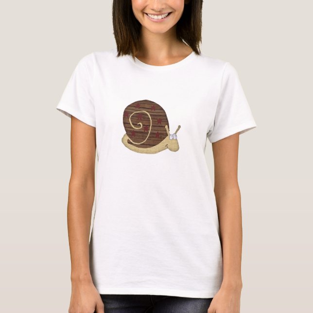 Ursprüngliches Schnecke-Shirt T-Shirt (Vorderseite)