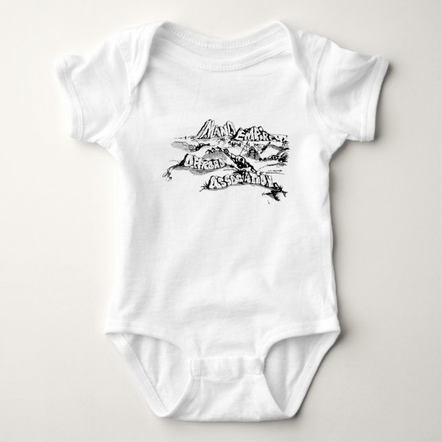 Ursprüngliches Shirt-Logo Baby Strampler (Vorderseite)