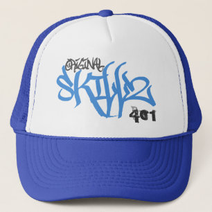 Ursprüngliches Skillz Logo (neues Blau Truckerkappe