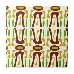 Ursprüngliches Tiki Dschungel-Muster Fliese