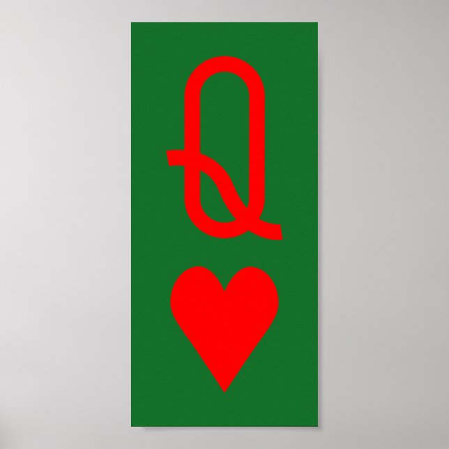Ursprüngliches Valentinstag Herzenssymbol Poster (Vorne)