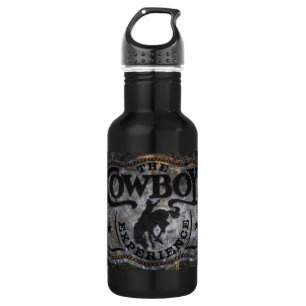 Ursprüngliches Westernland Pferdecowboyrodeo Trinkflasche
