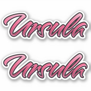 Ursula faded pink Autocollants Autocollants
