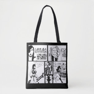 Ursula Leatherneck Punk-Comicstrip-Kunst Tasche