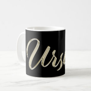 Ursula white gold Handwriting Tasse Kaffeetasse