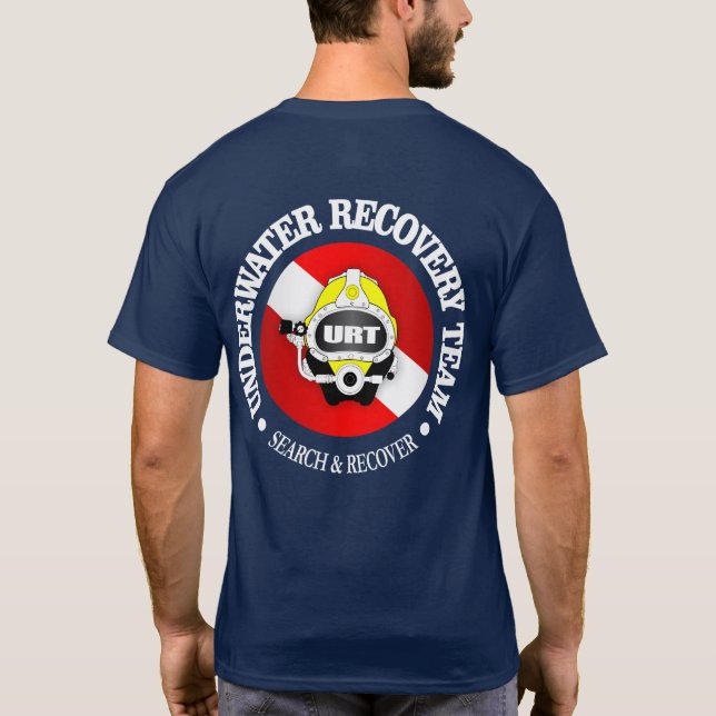URT (Unterwasser-Erholung-Team) T-Shirt (Rückseite)