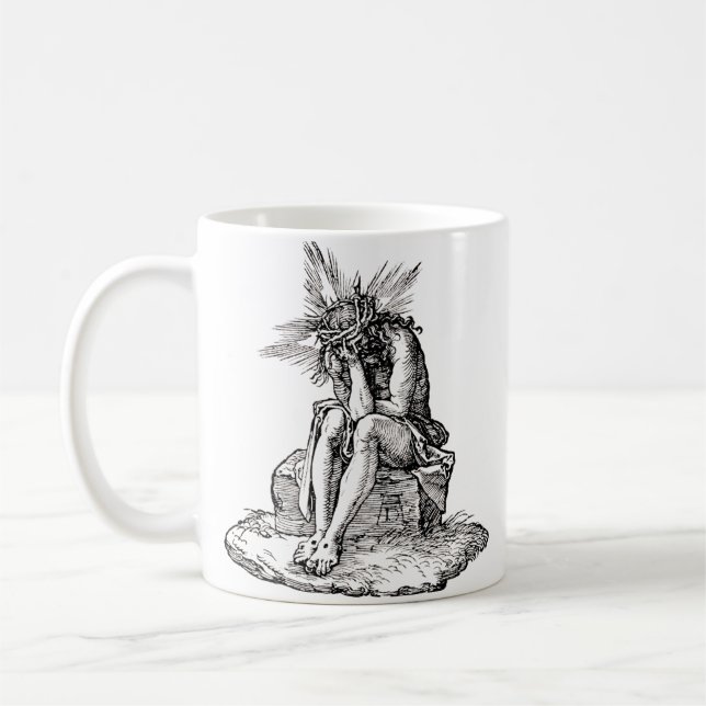 Urteil über Jesus Christus Kaffeetasse (Links)