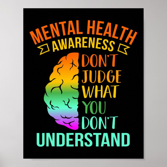 Urteile nicht, was du nicht verstehst über psychis poster (Vorne)