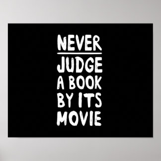 Urteile niemals ein Buch nach seinem Film Poster