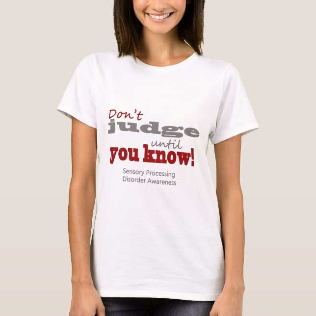 Urteilen Sie nicht T-Shirt (Vorderseite)