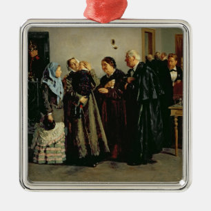 Urteilsspruch, "nicht schuldig", 1882 silbernes ornament