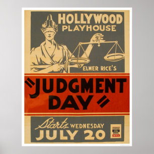 Urteilstag Maya 1938 WPA Poster