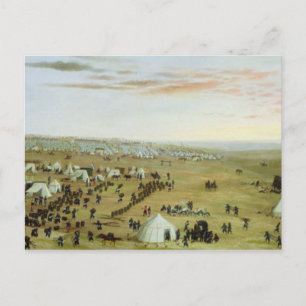 Uruguaiana Camp, Rio Grande, Brazil, 1865 Postkarte
