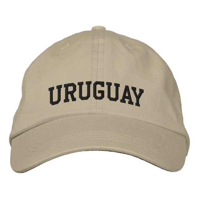 URUGUAY CUSTOM BESTICKTE BASEBALLKAPPE (Vorderseite)